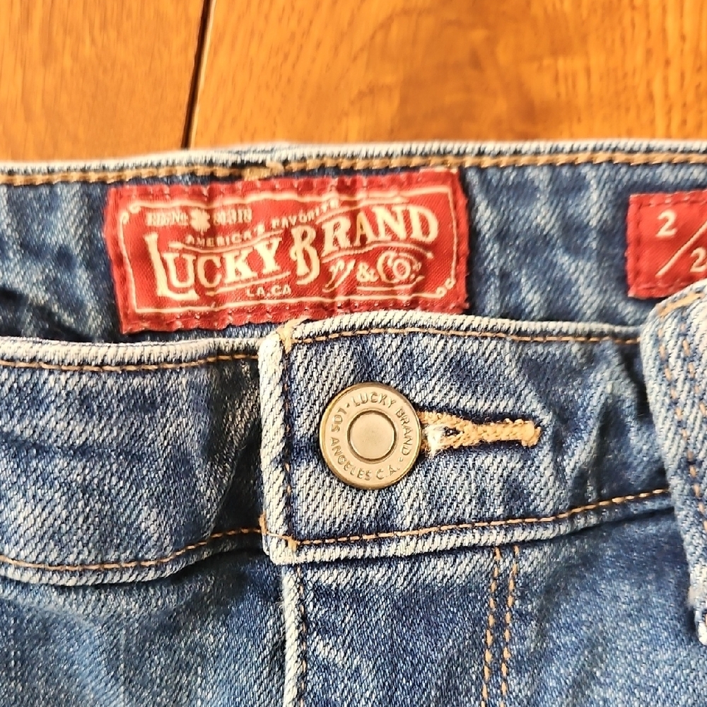 Embroidered Blue Women's Jeans - Picture 2 of 5